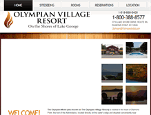 Tablet Screenshot of olympianmotel.com